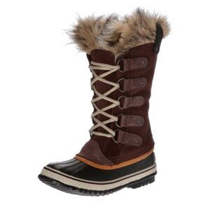 Sorel Joan Of Arctic Suede Waterproof Lace Up Winter Boots